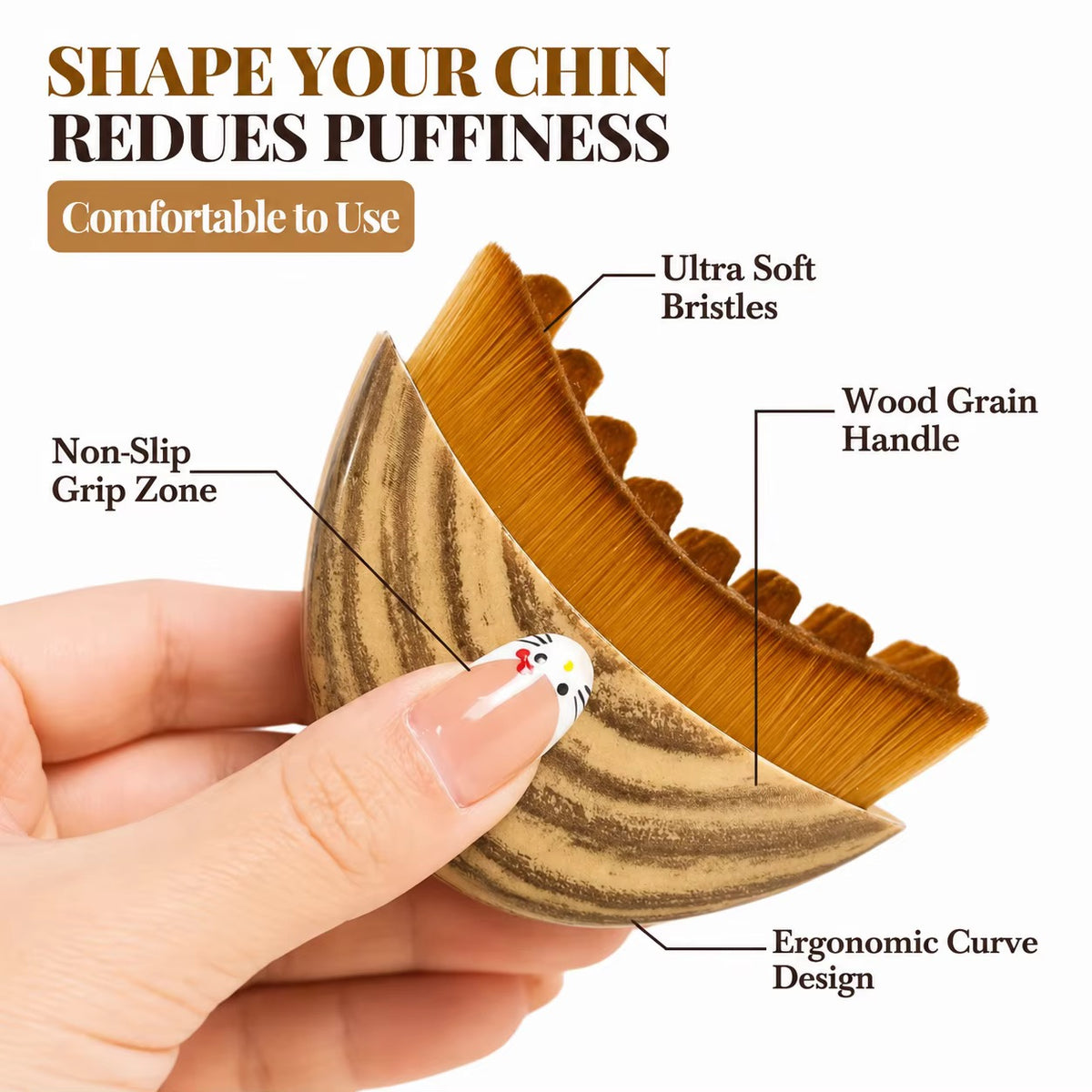 Jawline Sculpting Brush – Chin & Face Contour Tool