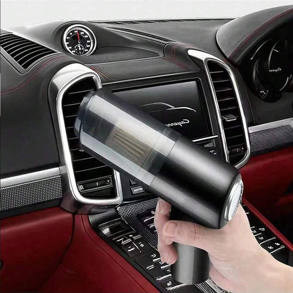 Portable USB Vacuum Cleaner – 2-in-1 Suction & Blow for Car & Home